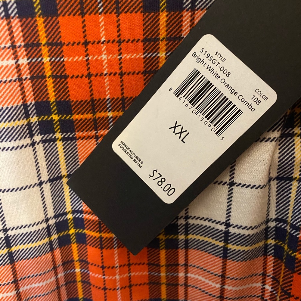 Madison supply Split Check Tee XXL NWT - Picture 2 of 10